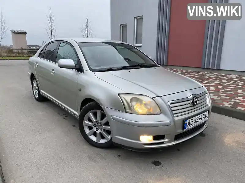 Ліфтбек Toyota Avensis 2003 2 л. Ручна / Механіка обл. Дніпропетровська, Дніпро (Дніпропетровськ) - Фото 1/18