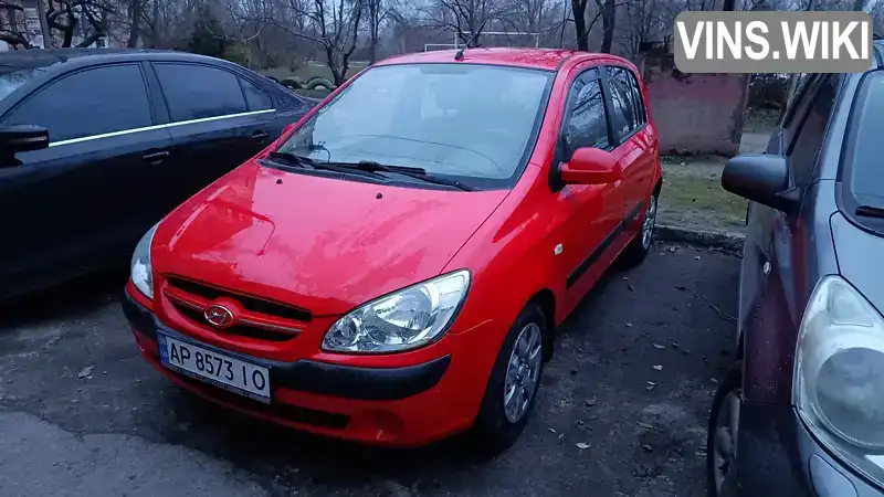 Хетчбек Hyundai Getz 2007 1.09 л. Ручна / Механіка обл. Запорізька, Запоріжжя - Фото 1/12