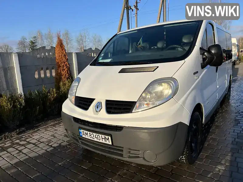 Мінівен Renault Trafic 2013 2 л. Ручна / Механіка обл. Житомирська, Олевськ - Фото 1/21