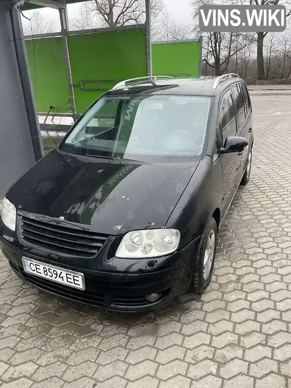 Мінівен Volkswagen Touran 2005 2 л. Ручна / Механіка обл. Чернівецька, Кельменці - Фото 1/11