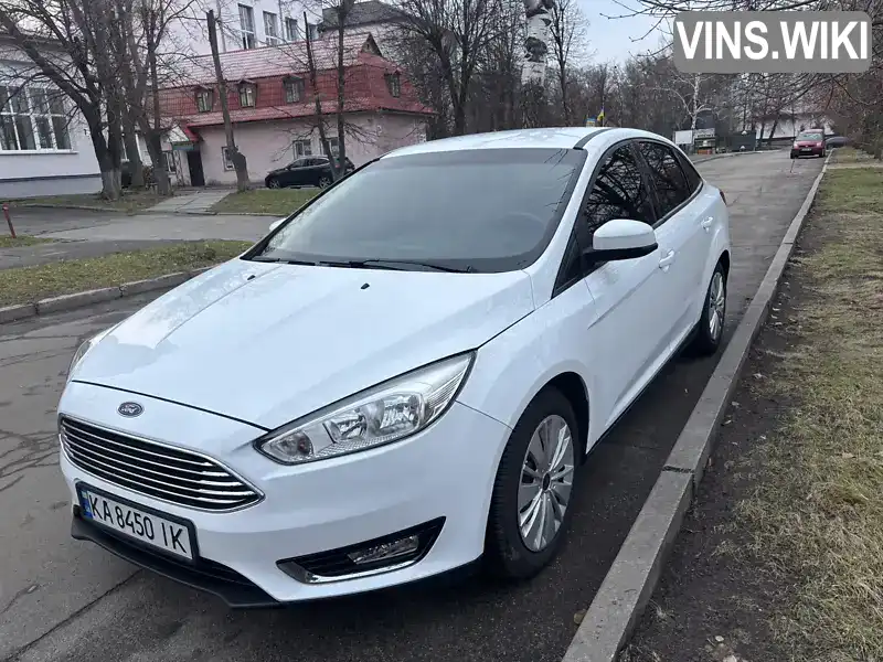 Седан Ford Focus 2018 1.6 л. Ручна / Механіка обл. Київська, Київ - Фото 1/21