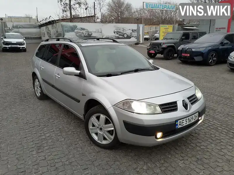 Універсал Renault Megane 2005 1.6 л. Ручна / Механіка обл. Дніпропетровська, Дніпро (Дніпропетровськ) - Фото 1/19