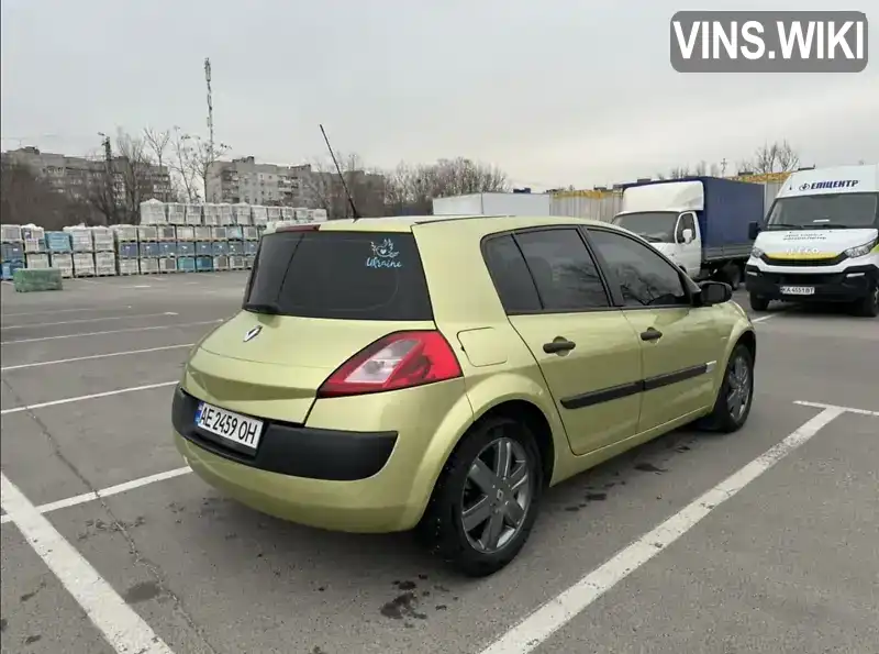 Хетчбек Renault Megane 2004 1.4 л. Ручна / Механіка обл. Запорізька, Запоріжжя - Фото 1/7