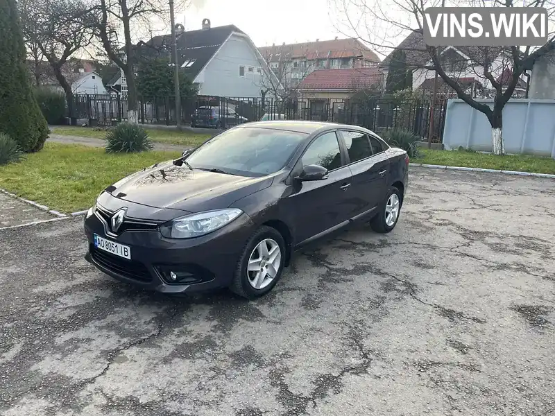 Седан Renault Fluence 2016 1.46 л. Ручная / Механика обл. Закарпатская, Иршава - Фото 1/21