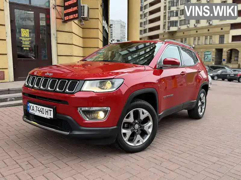 Позашляховик / Кросовер Jeep Compass 2018 1.37 л. Автомат обл. Київська, Київ - Фото 1/21