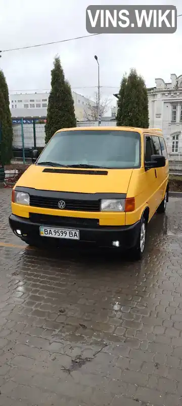 WV1ZZZ70ZVH057753 Volkswagen Transporter 1996 Мінівен 1.9 л. Фото 2