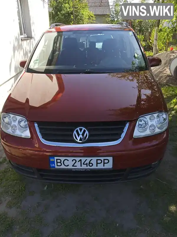 Мінівен Volkswagen Touran 2004 1.6 л. Ручна / Механіка обл. Львівська, Львів - Фото 1/5