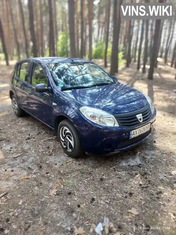 Хетчбек Dacia Sandero 2009 1.39 л. Ручна / Механіка обл. Харківська, Мерефа - Фото 1/21