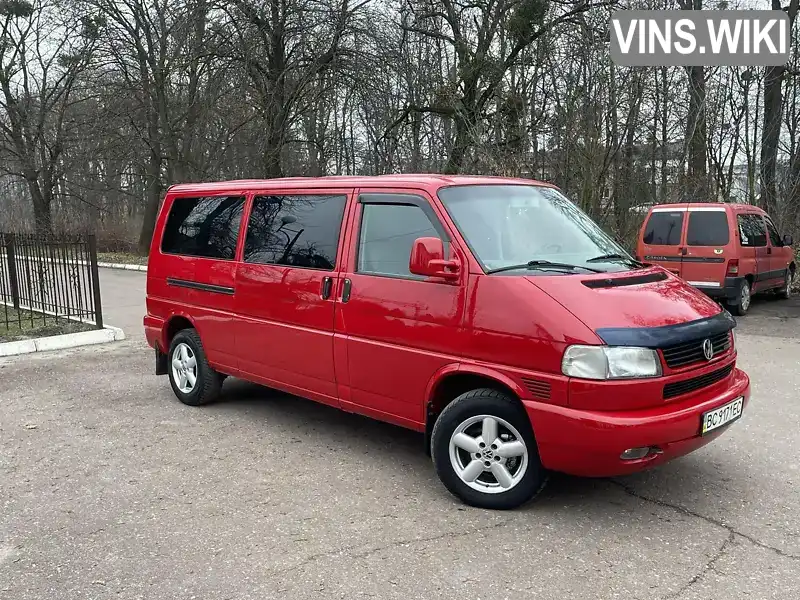 Мінівен Volkswagen Caravelle 2000 2.5 л. Ручна / Механіка обл. Рівненська, Радивилів - Фото 1/21