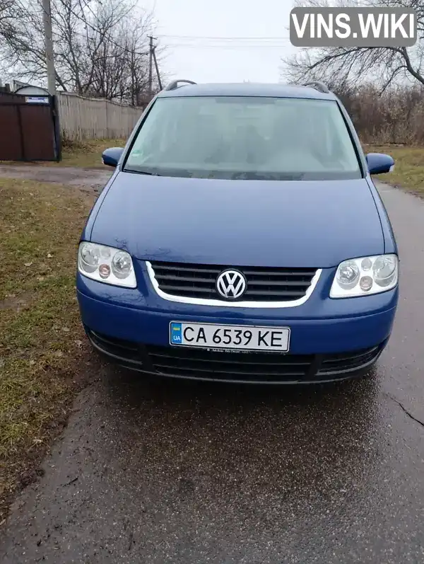 Мінівен Volkswagen Touran 2006 1.6 л. Ручна / Механіка обл. Черкаська, Золотоноша - Фото 1/12