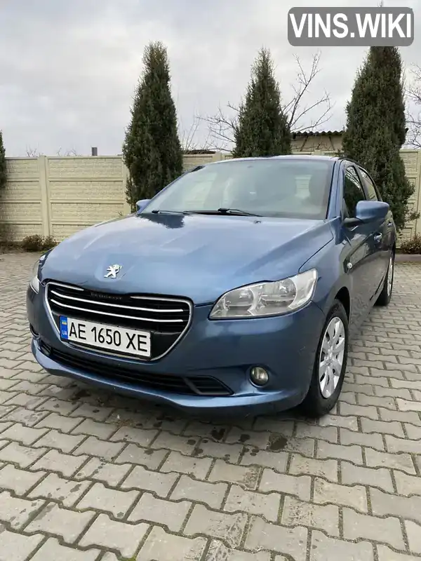 Седан Peugeot 301 2015 1.56 л. Ручна / Механіка обл. Дніпропетровська, Покров (Орджонікідзе) - Фото 1/10