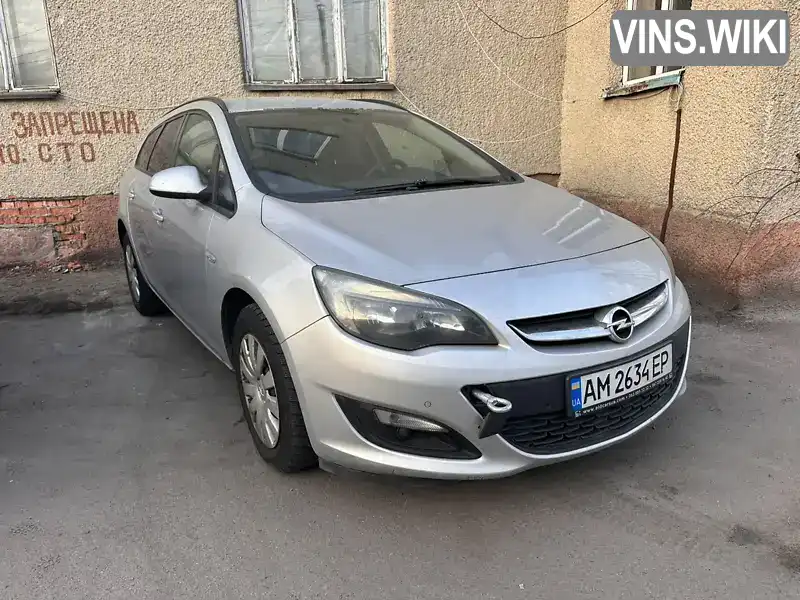 Універсал Opel Astra 2015 1.6 л. Ручна / Механіка обл. Житомирська, Житомир - Фото 1/10