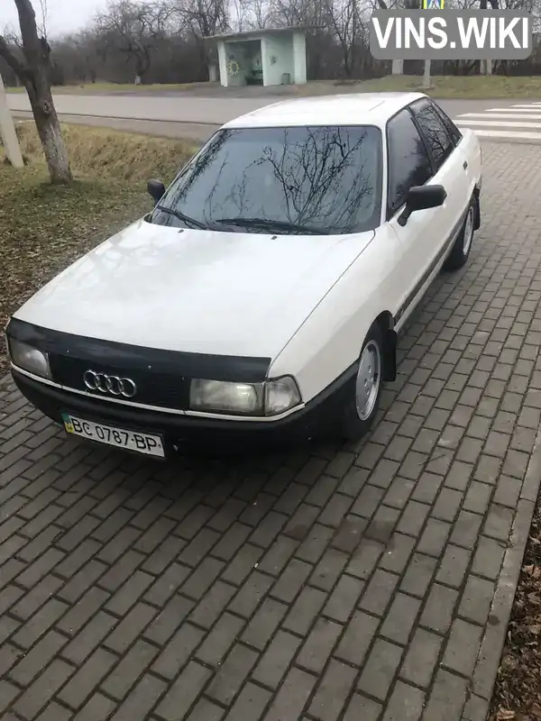 Седан Audi 80 1987 1.6 л. Ручна / Механіка обл. Львівська, location.city.dobromyl - Фото 1/11