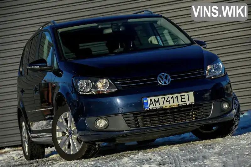 Мінівен Volkswagen Touran 2014 1.6 л. Ручна / Механіка обл. Житомирська, Бердичів - Фото 1/21