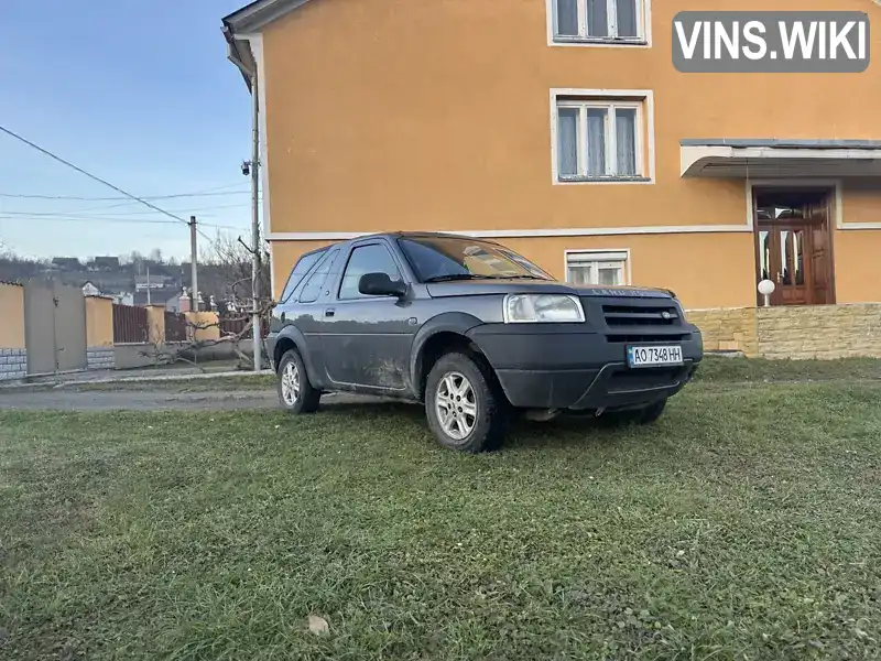 Позашляховик / Кросовер Land Rover Freelander 2002 2 л. Ручна / Механіка обл. Закарпатська, location.city.bedevlia - Фото 1/8