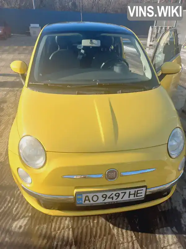 Хетчбек Fiat 500 2012 1.24 л. Робот обл. Закарпатська, Ужгород - Фото 1/8