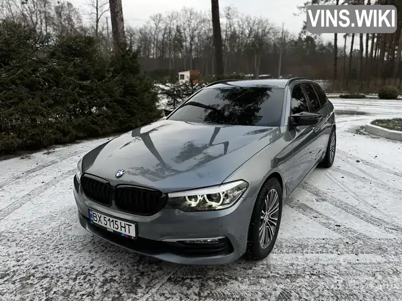 WBAJP11000BJ26445 BMW 5 Series 2018 Универсал 2 л. Фото 1