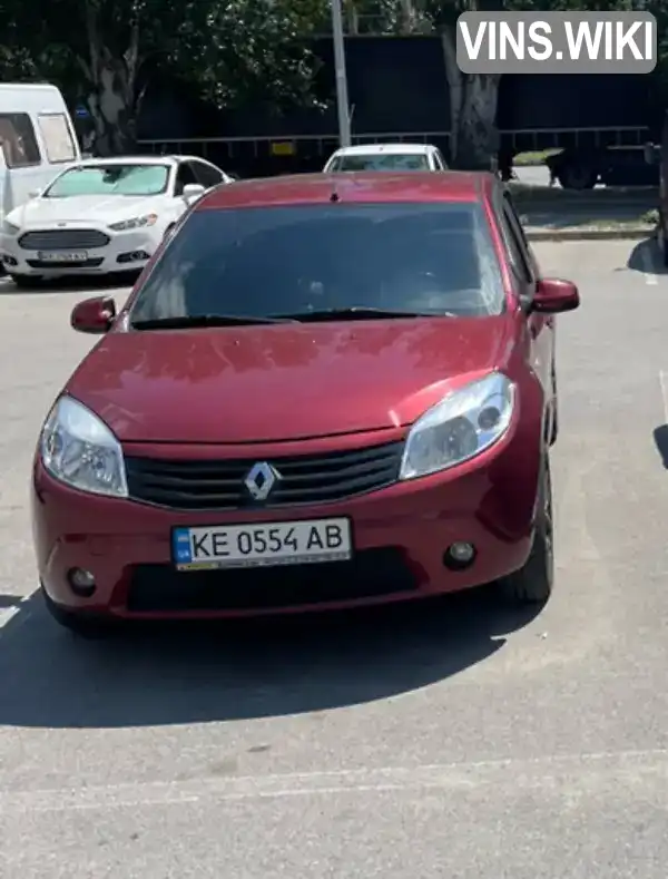 Хетчбек Renault Sandero 2011 1.6 л. Ручна / Механіка обл. Дніпропетровська, Дніпро (Дніпропетровськ) - Фото 1/6