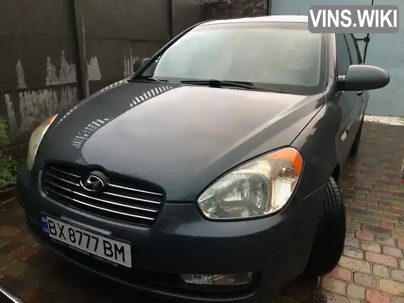 Седан Hyundai Accent 2007 1.4 л. обл. Хмельницька, Хмельницький - Фото 1/21