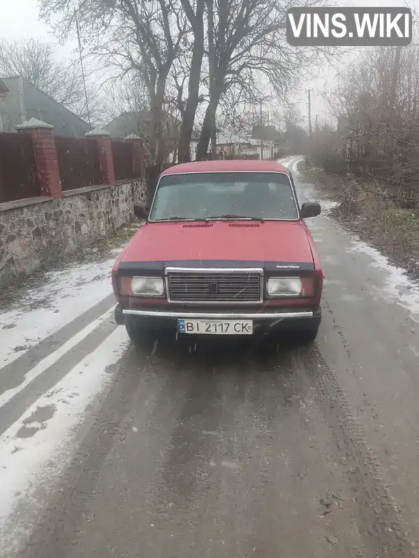 Седан ВАЗ / Lada 2107 1991 1.57 л. Ручна / Механіка обл. Полтавська, Кременчук - Фото 1/9