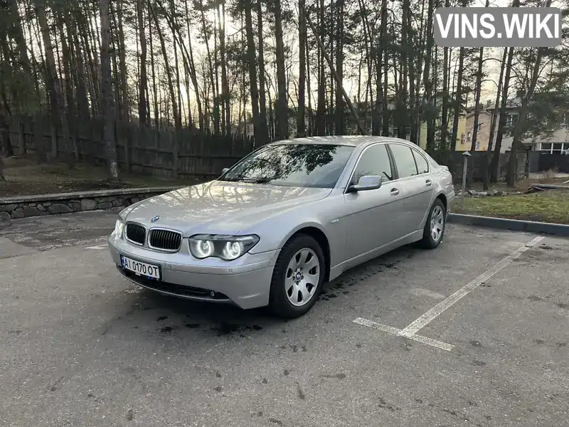 Седан BMW 7 Series 2003 3 л. Ручна / Механіка обл. Київська, Іванків - Фото 1/21