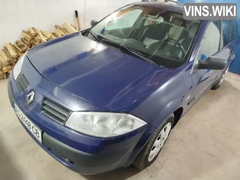 Універсал Renault Megane 2004 1.6 л. Ручна / Механіка обл. Закарпатська, Ужгород - Фото 1/17