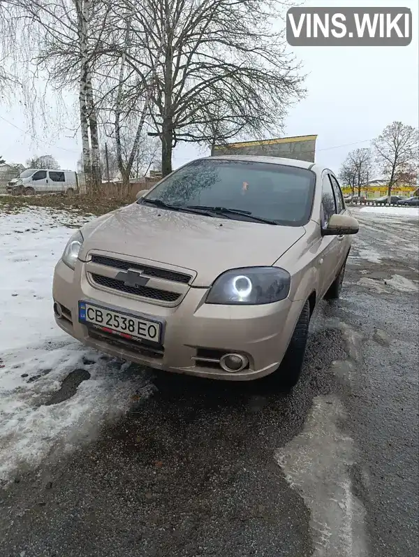 Седан Chevrolet Aveo 2007 1.6 л. обл. Чернігівська, Чернігів - Фото 1/9