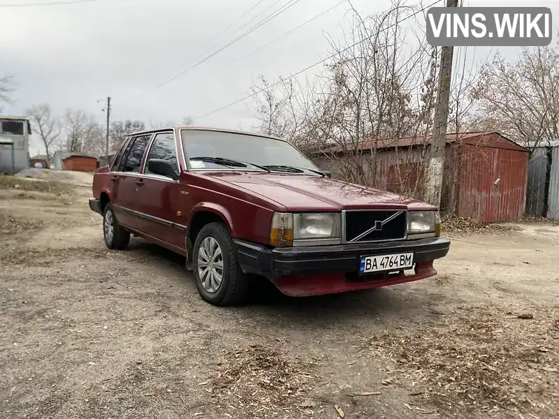 Седан Volvo 740 1986 2.3 л. Ручна / Механіка обл. Кіровоградська, Кропивницький (Кіровоград) - Фото 1/11