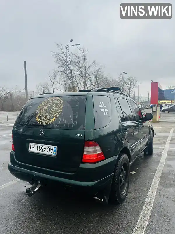 Позашляховик / Кросовер Mercedes-Benz M-Class 2001 2.69 л. Автомат обл. Харківська, Харків - Фото 1/21