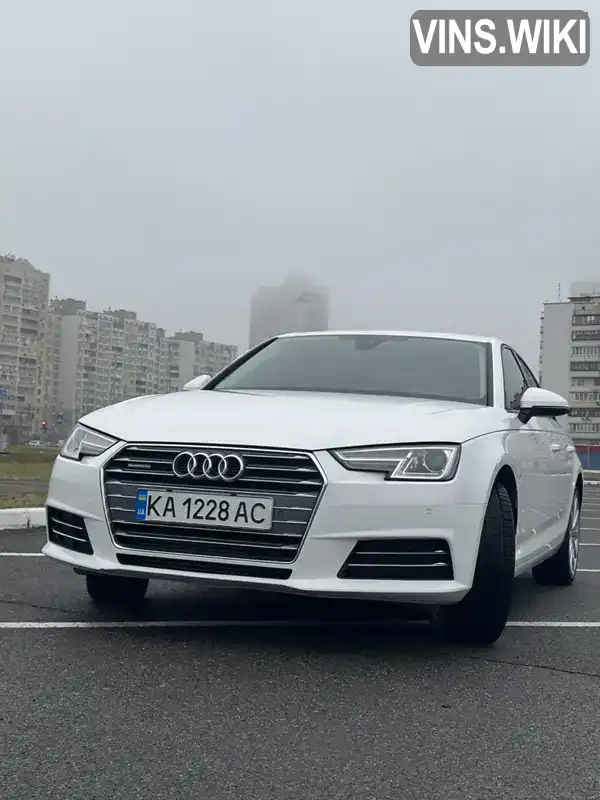 Седан Audi A4 2016 1.98 л. Автомат обл. Київська, Київ - Фото 1/14