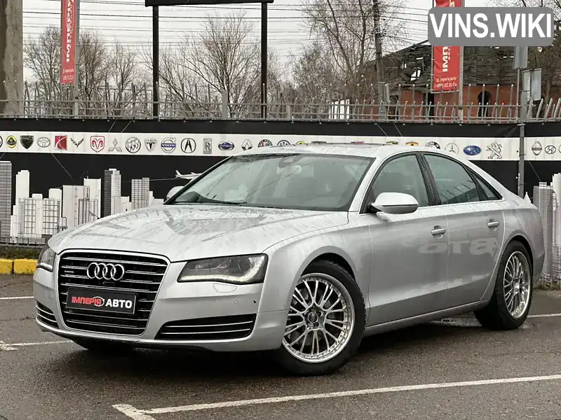 Седан Audi A8 2013 3 л. Автомат обл. Київська, Київ - Фото 1/21