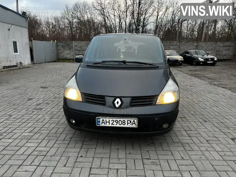 Мінівен Renault Espace 2007 2 л. Ручна / Механіка обл. Запорізька, Запоріжжя - Фото 1/13