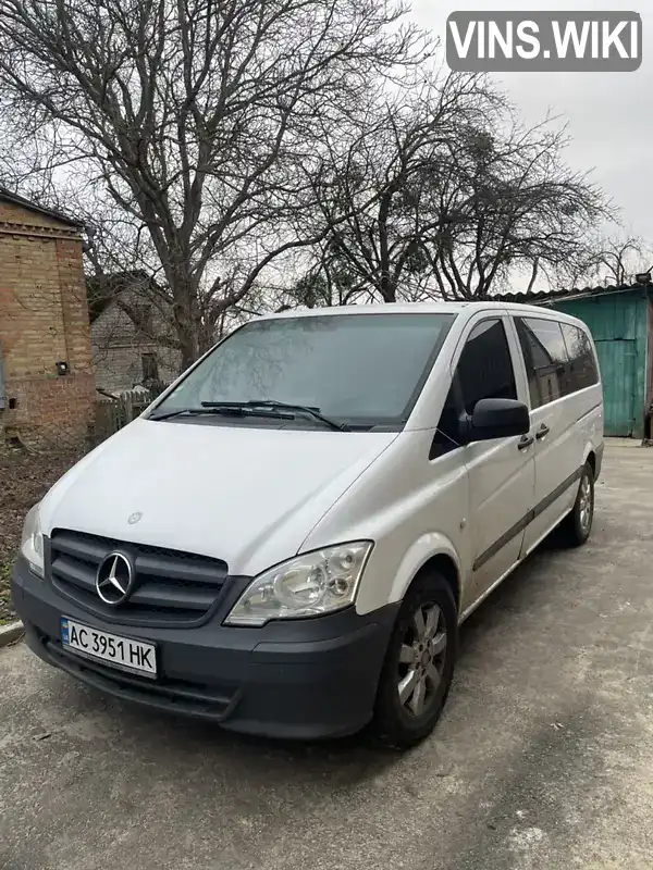 Мінівен Mercedes-Benz Vito 2011 2.14 л. Автомат обл. Волинська, location.city.torchyn - Фото 1/10