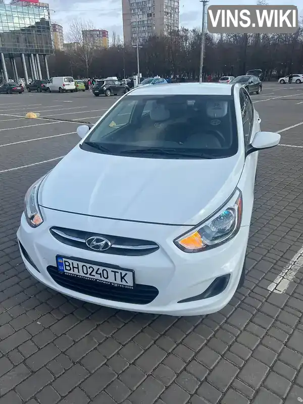 Седан Hyundai Accent 2015 null_content л. Автомат обл. Одесская, Одесса - Фото 1/12