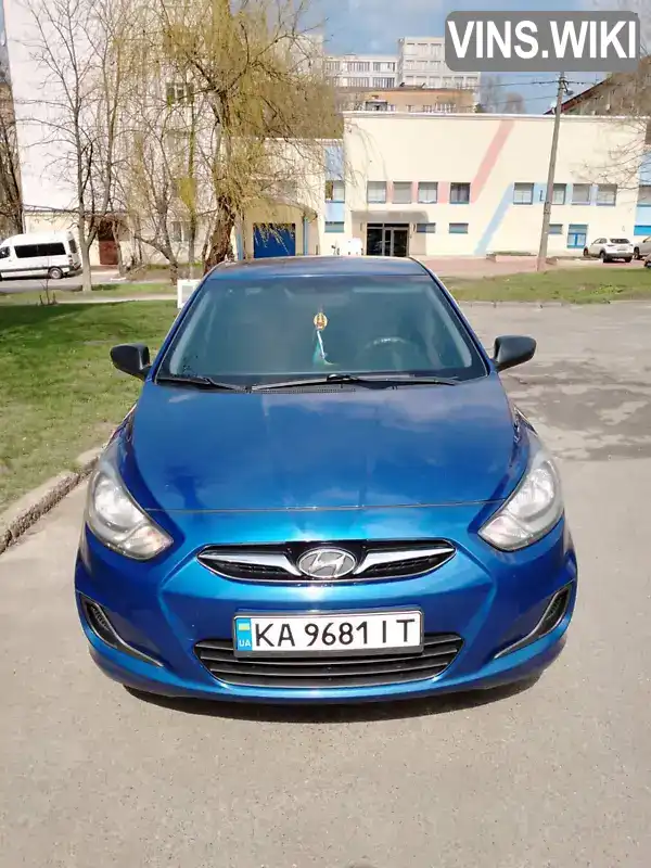 Седан Hyundai Accent 2013 1.4 л. Ручная / Механика обл. Киевская, Киев - Фото 1/7