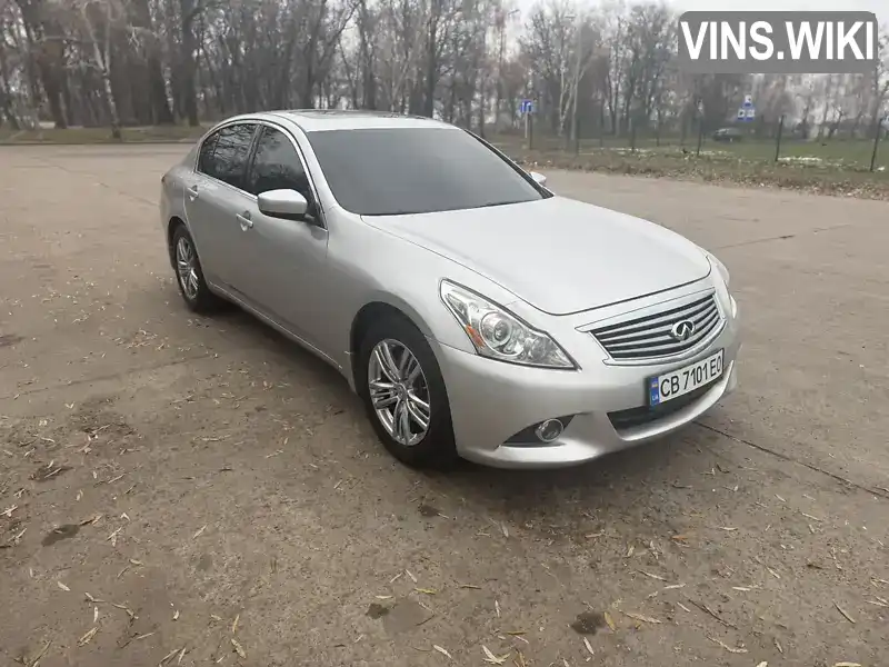 Седан Infiniti G25 2012 2.5 л. Автомат обл. Черниговская, Прилуки - Фото 1/20