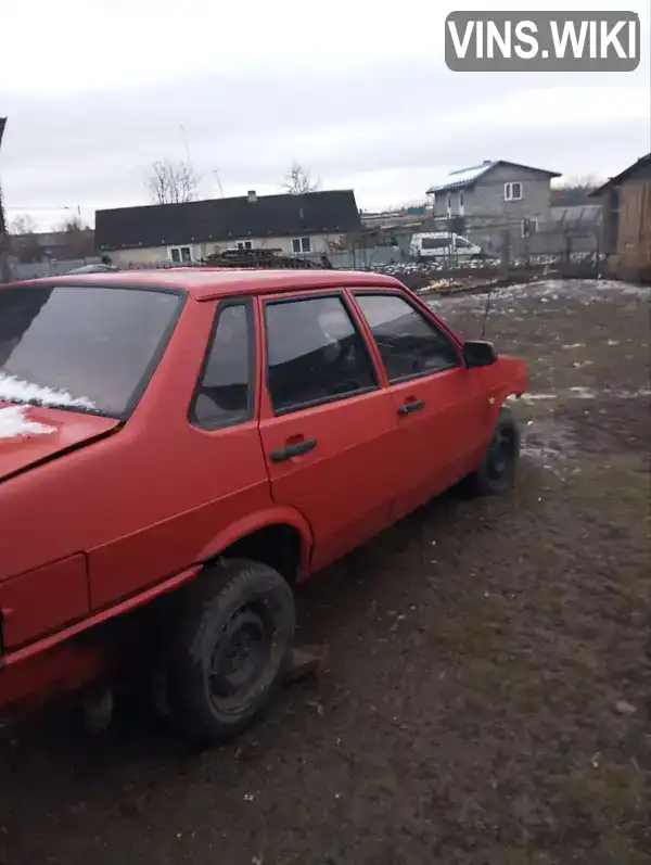 Седан ВАЗ / Lada 21099 1992 1.5 л. Ручна / Механіка обл. Тернопільська, Тернопіль - Фото 1/4