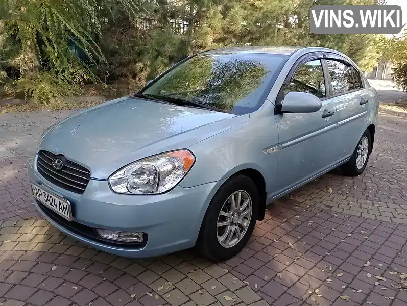 Седан Hyundai Accent 2008 1.4 л. Ручна / Механіка обл. Запорізька, Запоріжжя - Фото 1/21