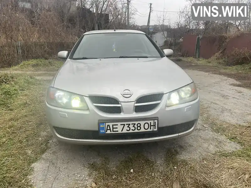 Седан Nissan Almera 2002 1.5 л. Ручная / Механика обл. Днепропетровская, Днепр (Днепропетровск) - Фото 1/12