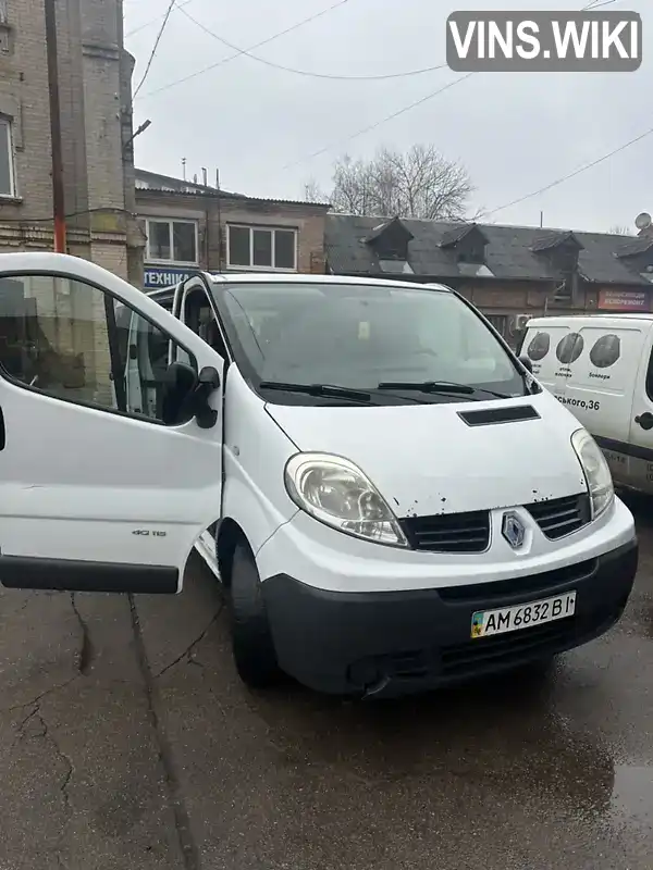 Мінівен Renault Trafic 2008 2 л. Ручна / Механіка обл. Житомирська, Житомир - Фото 1/21