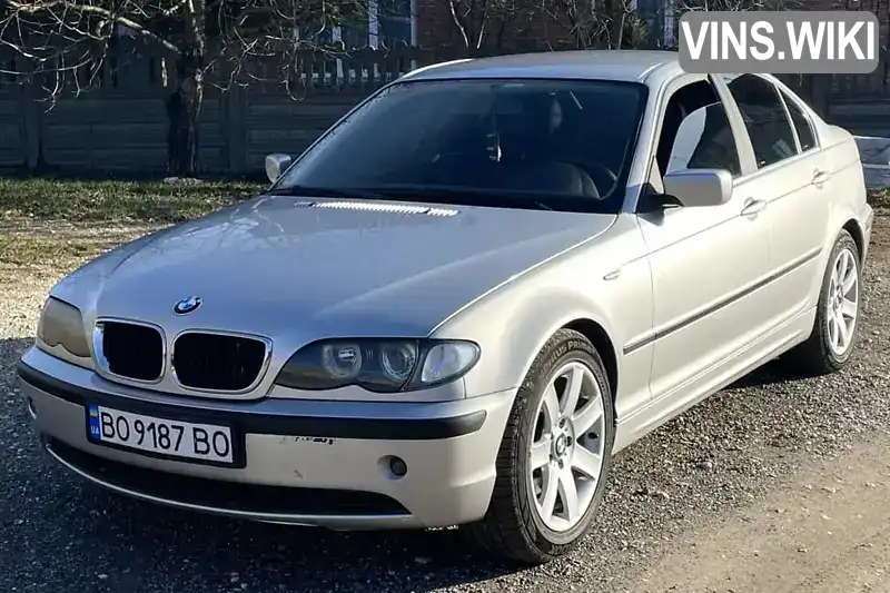 Седан BMW 3 Series 2002 2 л. Ручна / Механіка обл. Тернопільська, Бережани - Фото 1/21