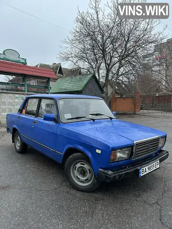 Седан ВАЗ / Lada 2107 1986 1.5 л. Ручная / Механика обл. Кировоградская, Александрия - Фото 1/10