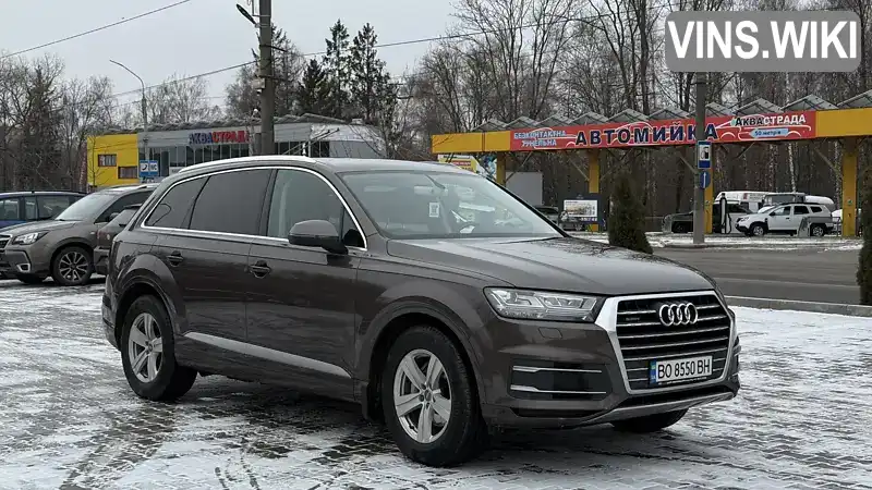 Позашляховик / Кросовер Audi Q7 2016 2.97 л. Автомат обл. Тернопільська, Тернопіль - Фото 1/21