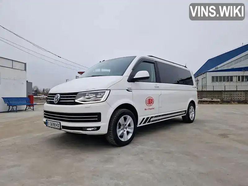 Минивэн Volkswagen Transporter 2019 1.97 л. Ручная / Механика обл. Полтавская, Горишние Плавни (Комсомольск) - Фото 1/19