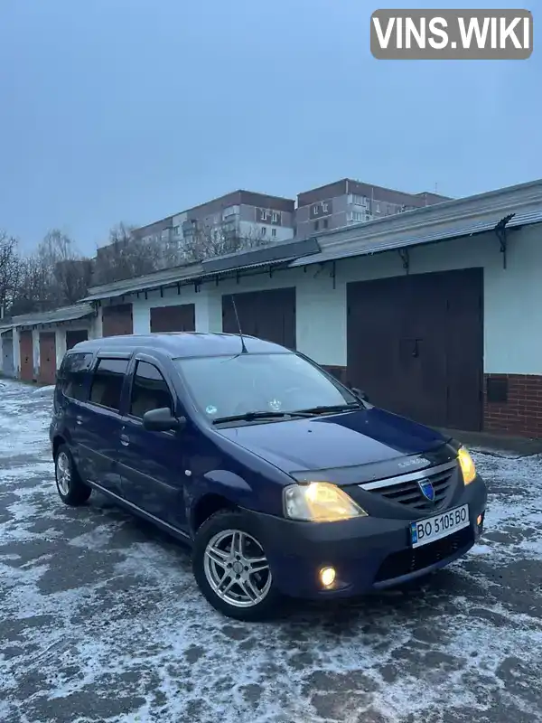 Седан Dacia Logan 2007 1.6 л. Ручна / Механіка обл. Тернопільська, Тернопіль - Фото 1/21