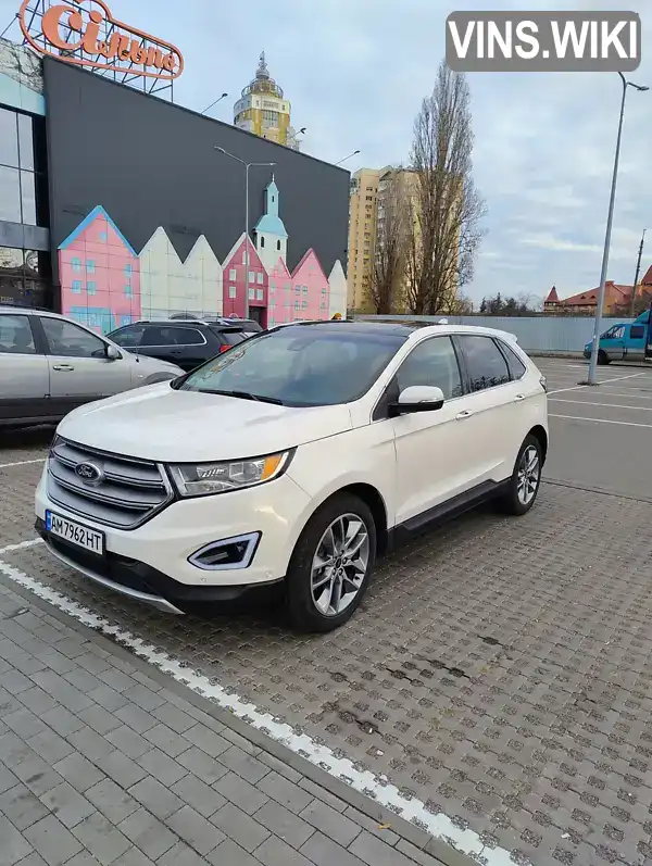 Внедорожник / Кроссовер Ford Edge 2017 3.5 л. Автомат обл. Киевская, Киев - Фото 1/21