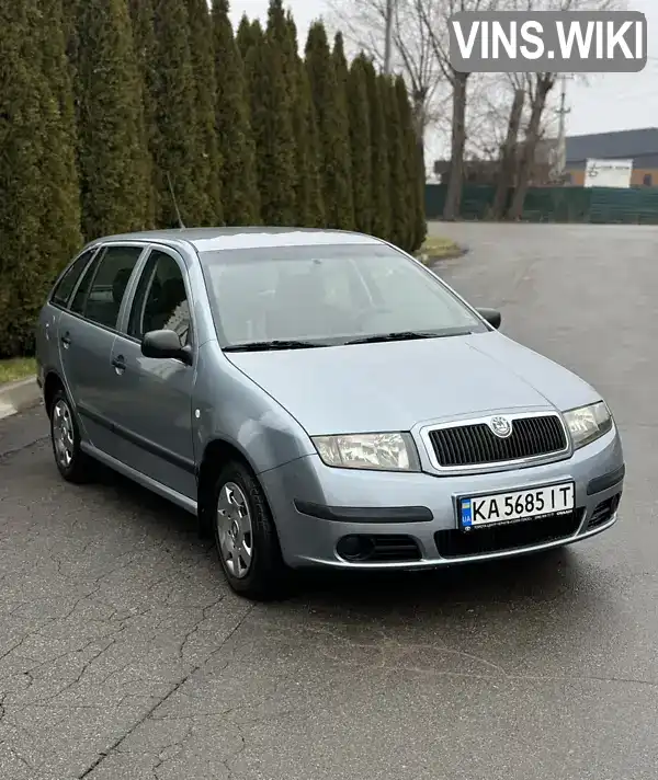 Универсал Skoda Fabia 2005 1.39 л. Автомат обл. Киевская, Бровары - Фото 1/16