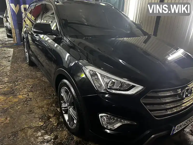 Позашляховик / Кросовер Hyundai Grand Santa Fe 2014 2.2 л. Автомат обл. Житомирська, Бердичів - Фото 1/10