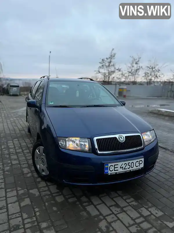 Универсал Skoda Fabia 2006 1.39 л. Ручная / Механика обл. Черновицкая, Черновцы - Фото 1/14