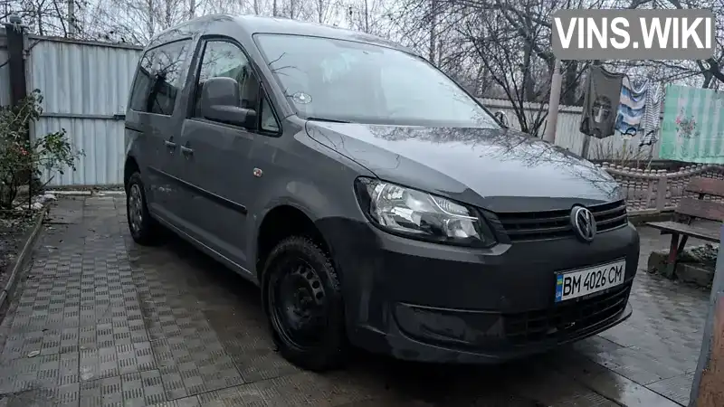 Мінівен Volkswagen Caddy 2012 1.6 л. Ручна / Механіка обл. Сумська, Кролевець - Фото 1/21